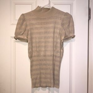 Express Gold Sparkly Sweater!